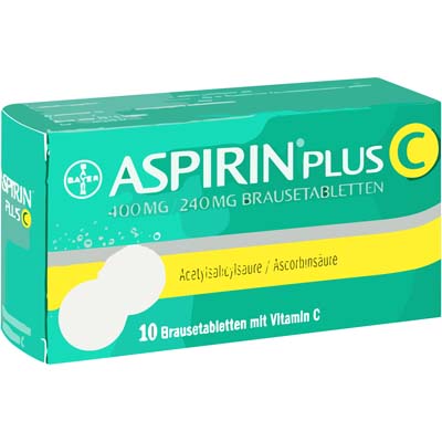 Bild von Aspirin plus C Verpackung 10 Stück