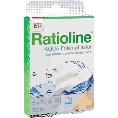 Bild von Ratioline aqua Duschpflaster 5x7 cm Verpackung 5 Stück