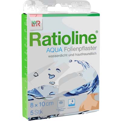 Bild von Ratioline aqua Duschpflaster 8x10 cm Verpackung 5 Stück