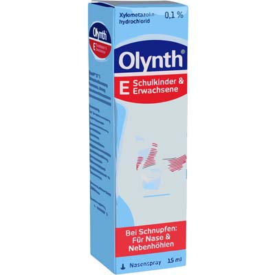 Bild von Olynth 0,1% Erwachsene Nasendosierspray Verpackung 15 ml