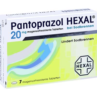 Bild von Pantoprazol Hexal Verpackung 7 Stück