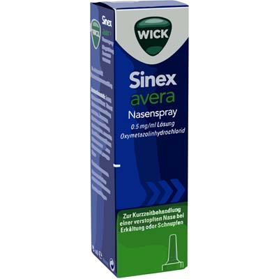 Bild von WICK Sinex Avera Dosierspray Verpackung 15 ml