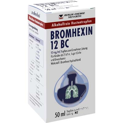 Bild von Bromhexin 12 BC Verpackung 50 ml