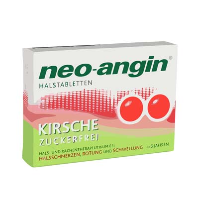 Bild von Neo Angin Halstabletten Kirsche Verpackung 24 Stück