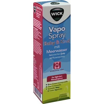Bild von WICK Vapospray Nasenspülung Kinder Verpackung 100 ml