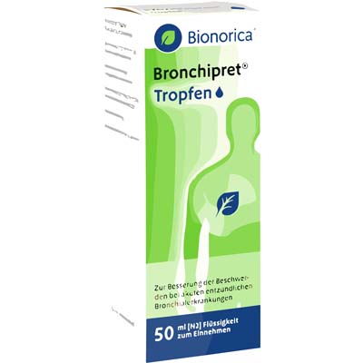 Bild von Bronchipret Tropfen Verpackung 50 ml