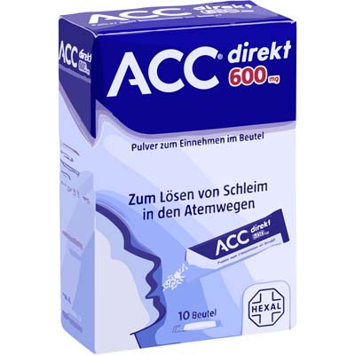 Bild von ACC direkt 600 mg Verpackung 10 Stück